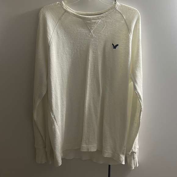 Men’s white American eagle long sleeved shirt. XL. UEC - Picture 1 of 4